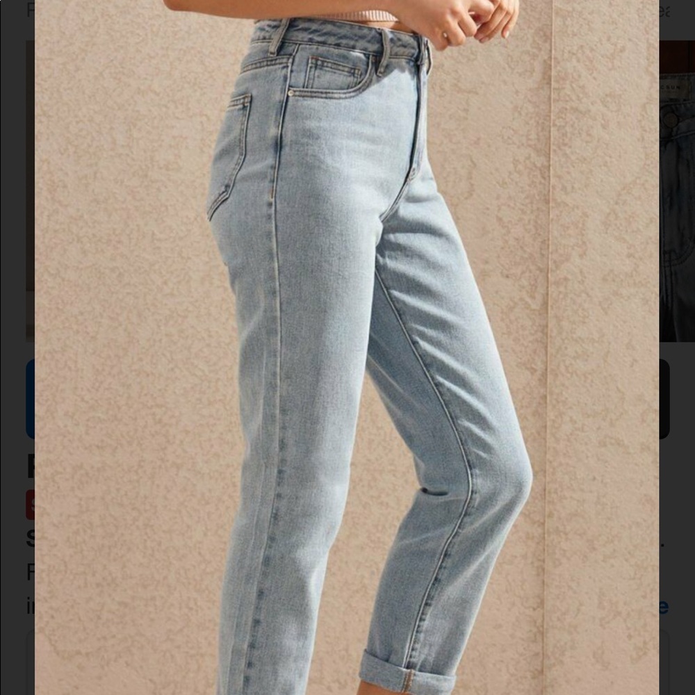Pacsun Light Washed Mom Jeans